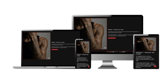 mockup тату студіі